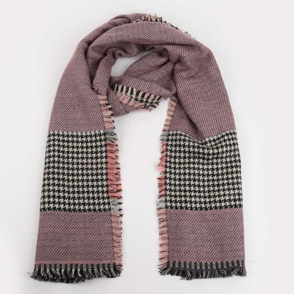 Pink long scarf in China - Lilla Accessories pink long scarf
